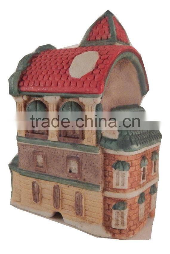 Hand Painted Porcelain Christmas Village