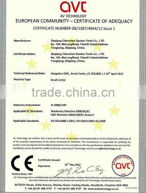 25CC/ 36CC/52CC/double edged Hedge trimmer, 22.5cc, 1 HP /CE/GS