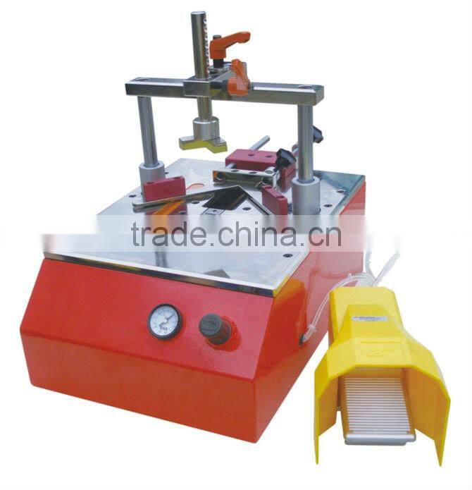 wooden photo frame nail angle machine/nailing machine for picture frame