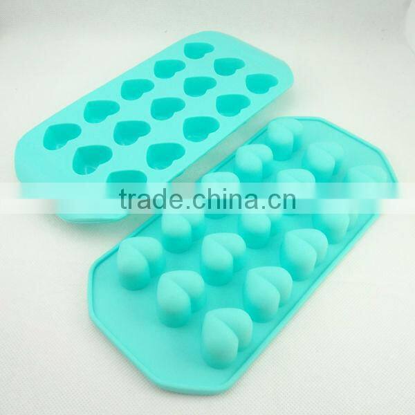 Heart shape silicone baking molds / cheap silicone baking form / custom bake mold