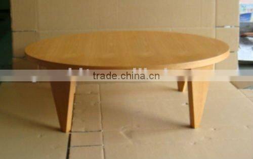 Solid wood coffee table, Oval animal coffee table, tea table