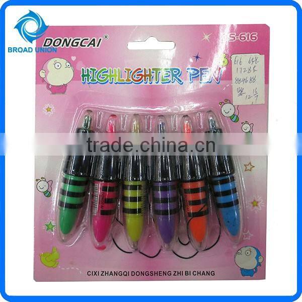 Promotional Mutli And Mini Colored Highlighter Marker Pen
