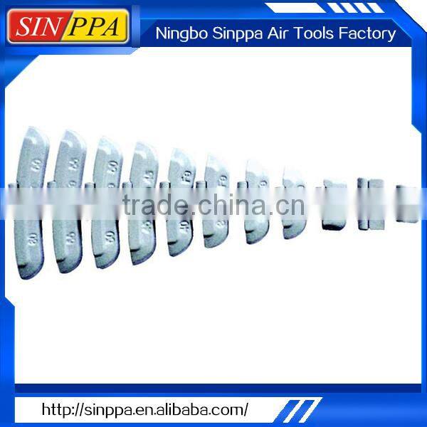 Clip-on Fe 1/4"oz wheel weight with zinc treating---SBW-02