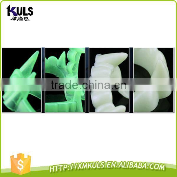 10 g Halloween costumes supplies terrorist noctilucent partial toy dentures
