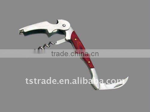 2014 Stainless Steel Multi function Keychain wine bottle opener C0107