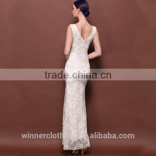 small quatity ladies high quality fashion sleeveless evening dress with beaded