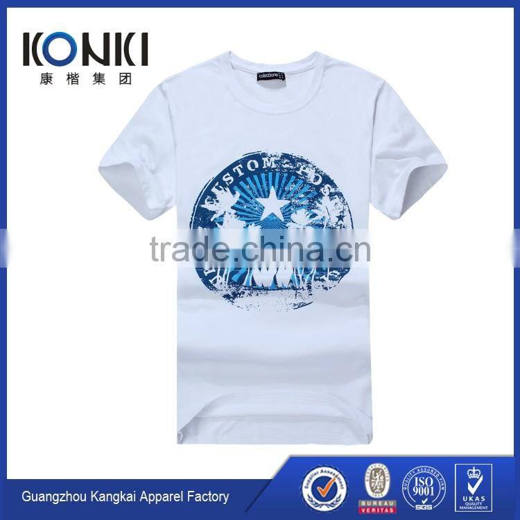 Wholesale China Factory men's cotton t-shirts Custom Logo Cotton Printing T Shirt