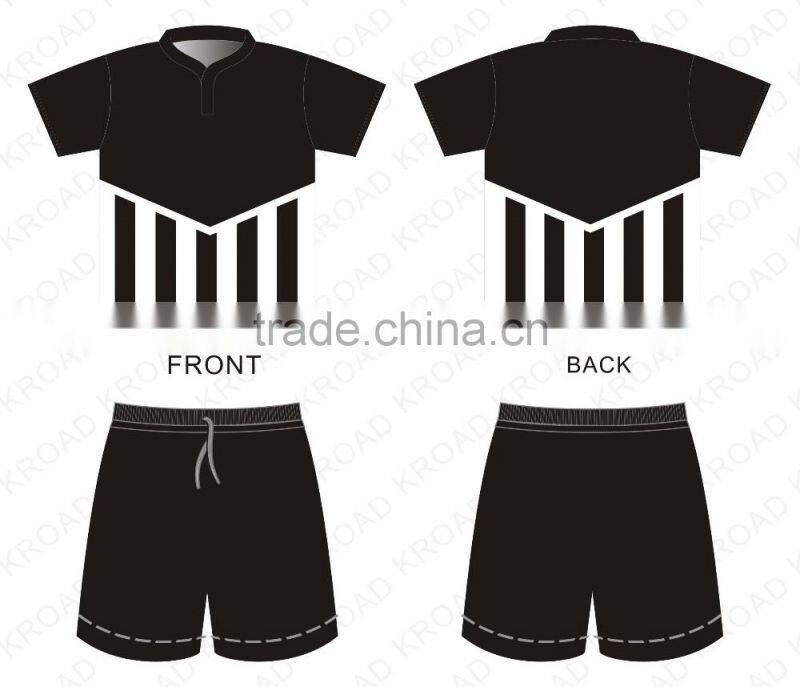 New style rugby shirt, 100% polyester all blacks rugby jersey