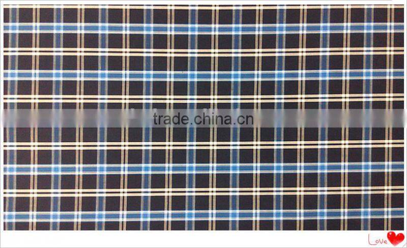 BAMSILK- Yard Dyed Woven Bamboo Fiber Check for Casual Shirt