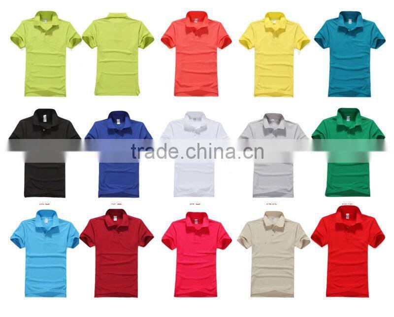 Men's cheap cotton pique blank polo shirt