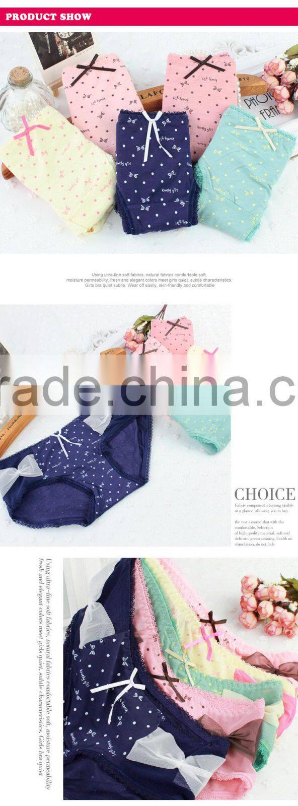 2015 New style young lady anti-static underwear sexy lady regenerated cellulose fiber panty hot sex women underwear