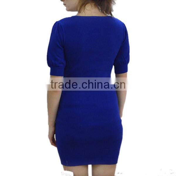 2014 sexy fanny pack slim fit knitted women dresses