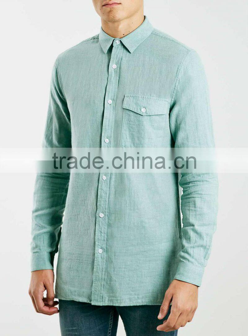 2016 latest dress designs mens hemp dress linen shirts