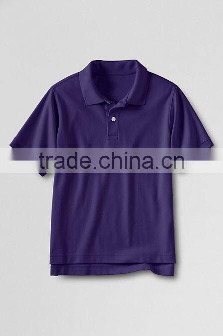 Wholesale Customzied color High Quality Kids 100% cotton primary school uniform polo t shirts