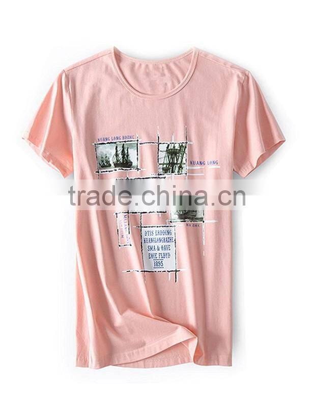 Custom silk screen printng t-shirt made in China