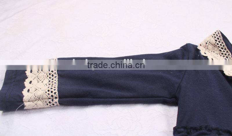 Knitting Cotton Green Color Girls Stylish Overall Fashion Smock-Frock Children Outer Garment