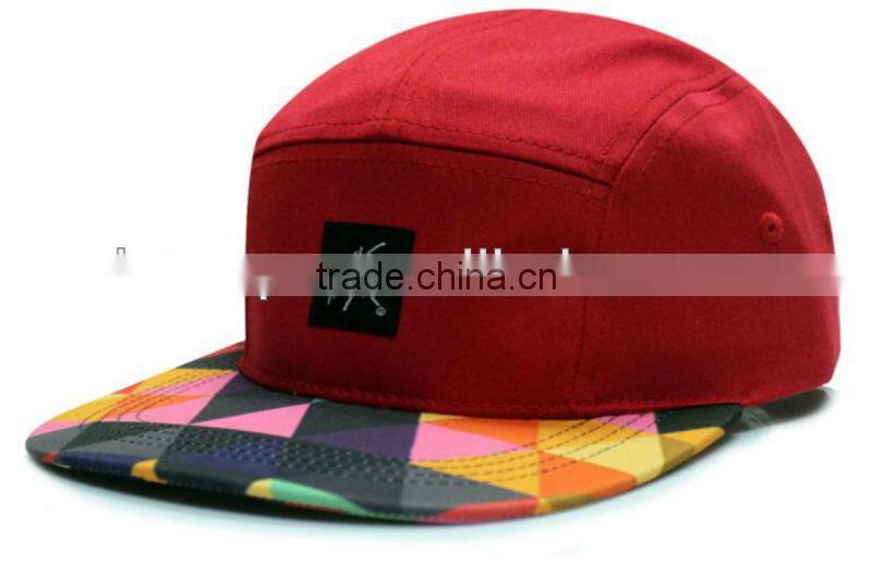 Flower leaf hat 5 panel hats wholesale