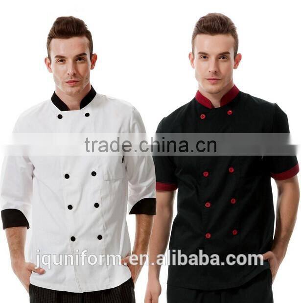 Good Quality Simple Waterproof and Oilproof French Chef Work Uniform Wholesale