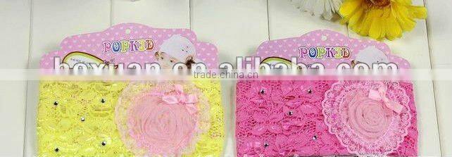 head flower hair band cute girls headwear baby sunflower with rhinestone children's hair band