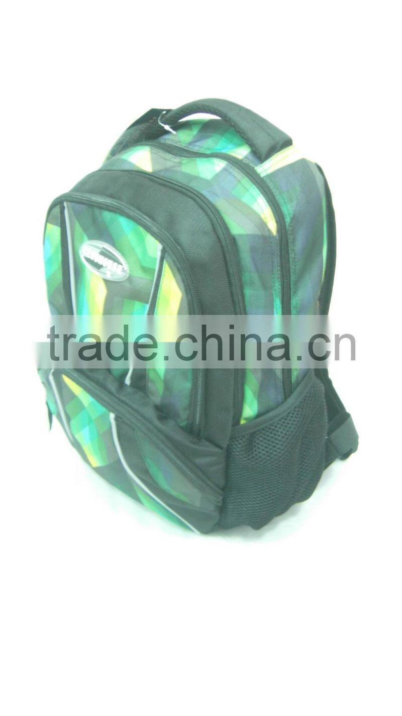 2017 custom fashionable latest new design fancy canvas school bag