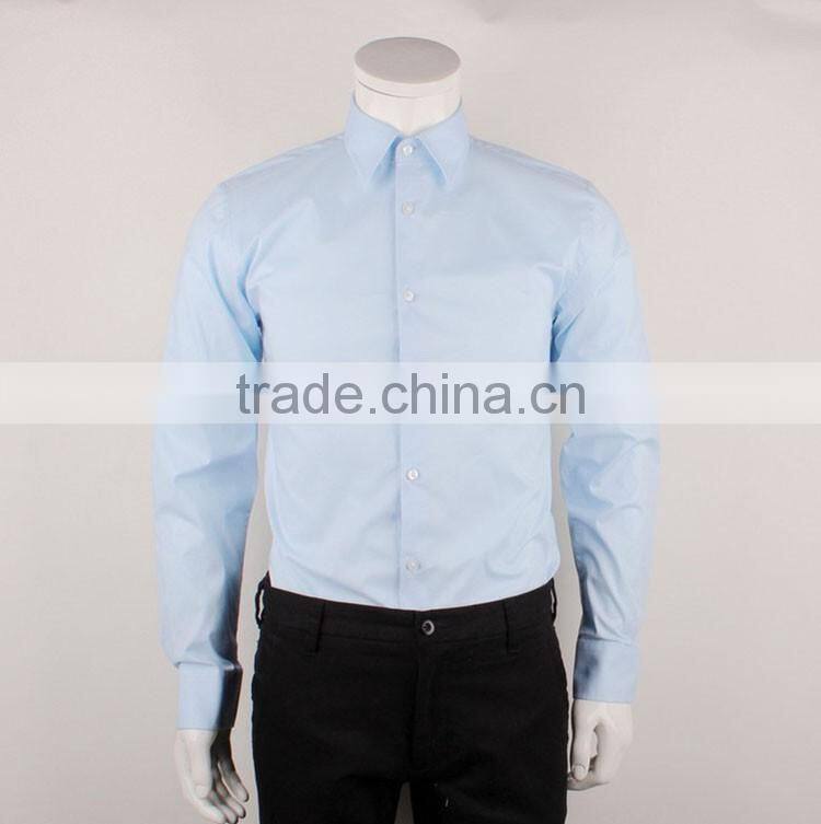 Premium Breathable Elegant New Fashion Men's Blue Formal Suit Shirt