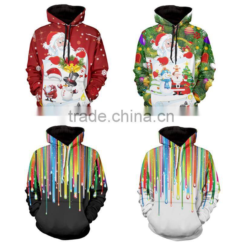yellow maple ribbon 3D pinted hoodies/blue n plus size unisex 3D printed sweatshirt hoodies/hot sell Christmas 3D hoodies