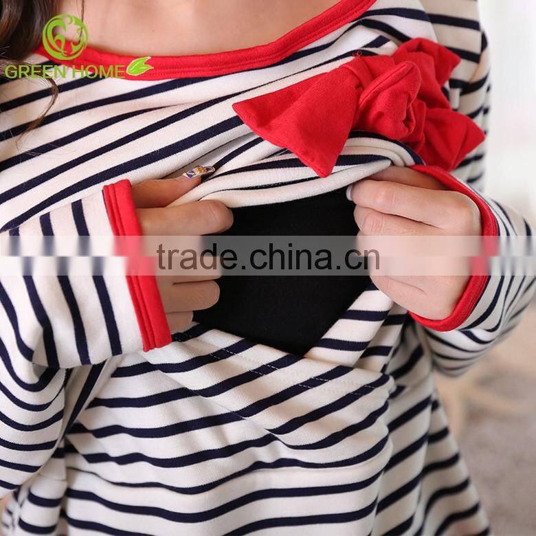 2017 Mama Love Fashion Maternity Clothing Maternity dress Breastfeeding Clothes for pregnant women