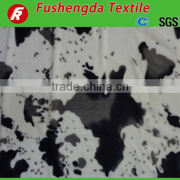 super soft short pile velboa fabric
