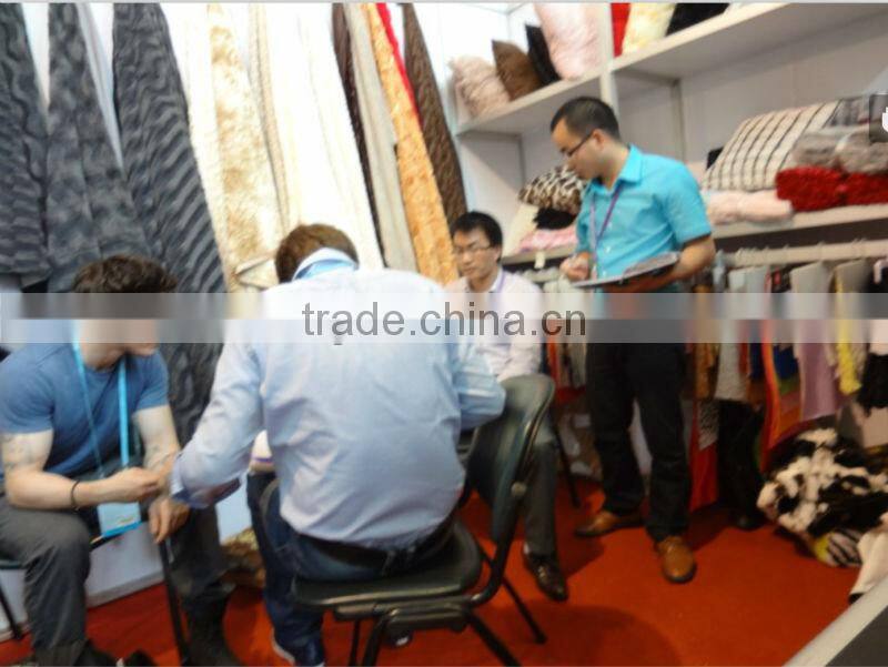 2015 hot design brushed plush throw