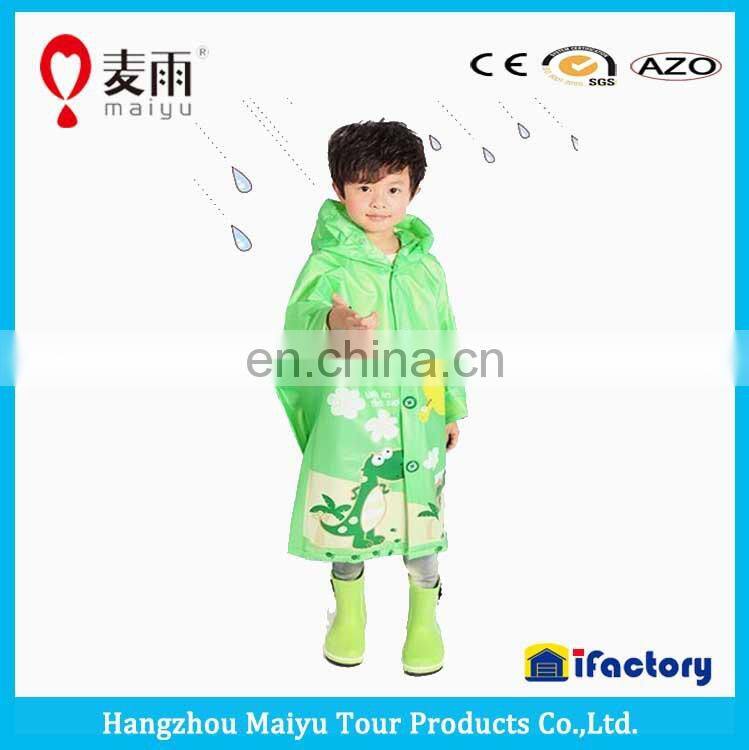 Maiyu kids raincoat cartoon outdoor