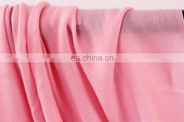 2017 autumn winter mercerized wool herringbone twill weave pattern jacquard scarf women plain color wool shawl