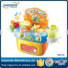 Wholesale kids plastic kitchen toys set electric kitchen stove