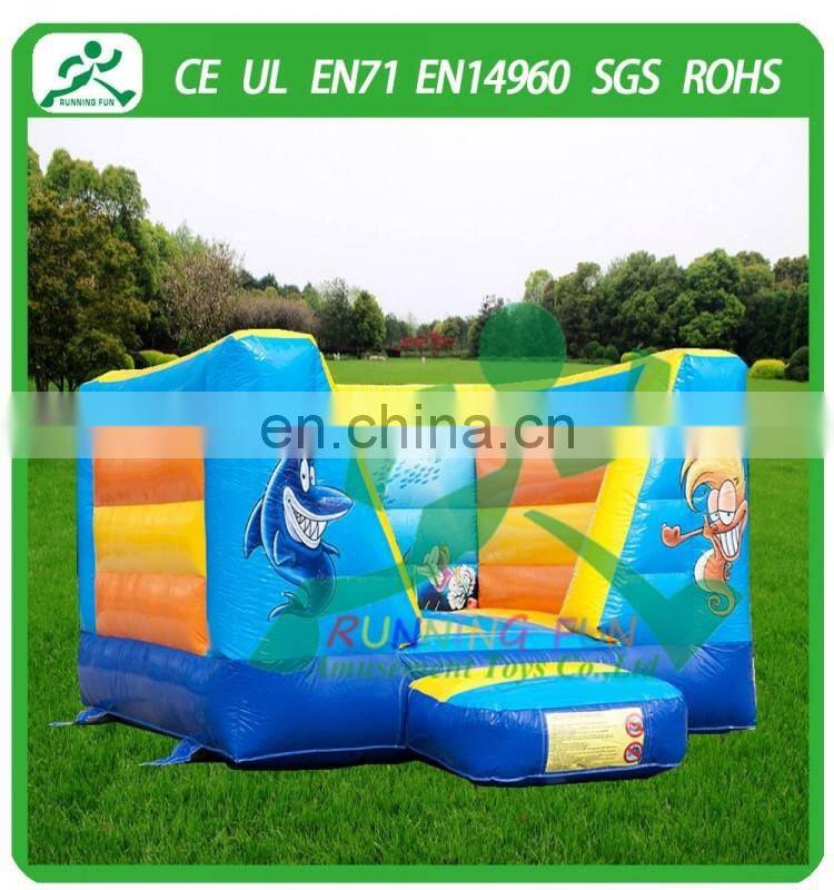 Indoor Mini Inflatable Seaworld Bouncy House With Roof