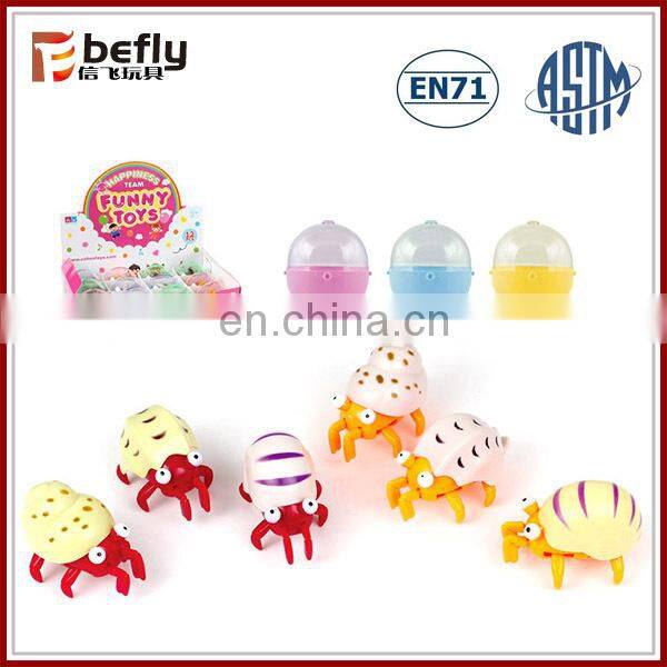 Funny plastic wind up toy mechanism