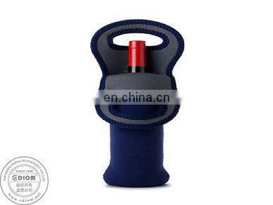 New design Foam Sublimation Hanging Commercial Folding Upright Vertical Rubber Neoprene Plastic Wine Tote Bag Wholesale