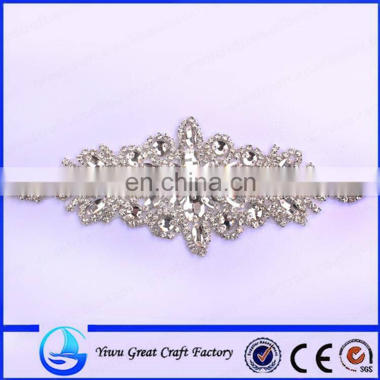 New luxury bride hair brides with rhinestone jewelry, wedding dress l accessories