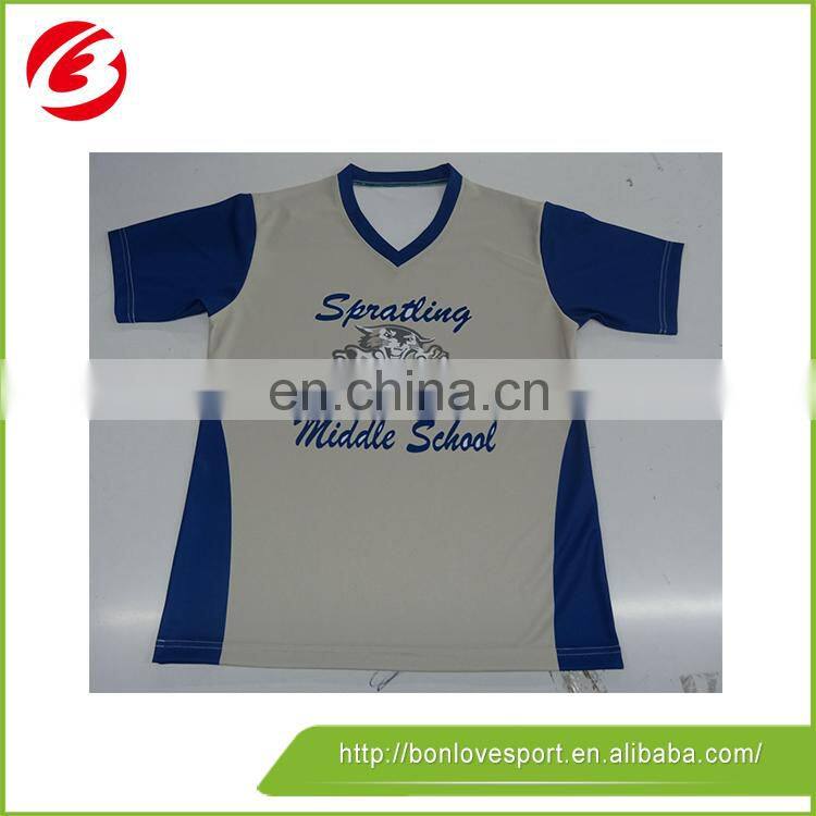 100% polyester fashionable custom t-shirt printing
