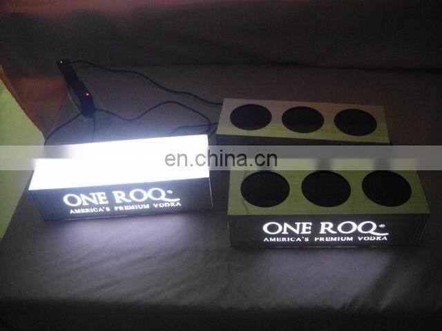 Bar Charming Counter LED Acrylic Wine Display