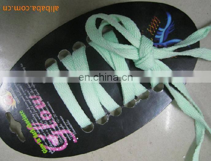 custom logo cheap colorful polyester reflective shoelaces