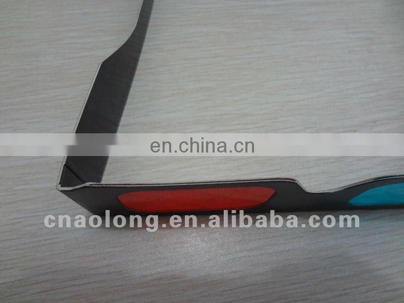 no minimum custom full color print logo coated paper 3d movie glasses for sale