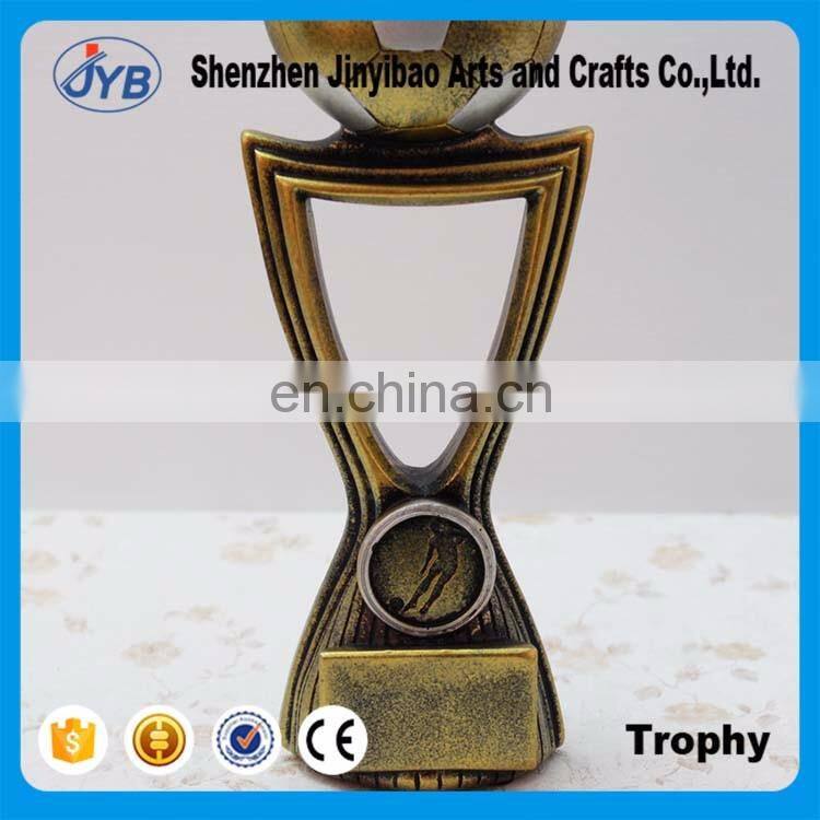 Golden football trophy Resin decoration Wholesale of Arts and crafts Creative trophy