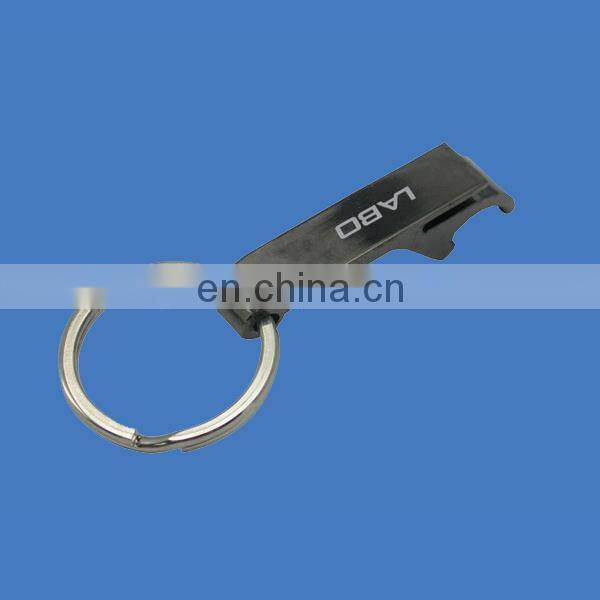 3D zinc alloy keychain bottle opener with epoxy logo