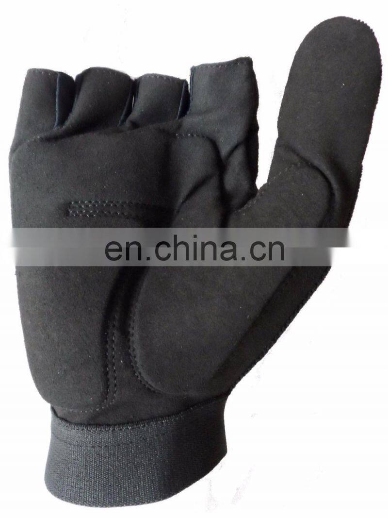 NEW FULL THUMB HALF FINGER GEL PADDED WHEELCHAIR SPECIFIC SPORT GLOVES
