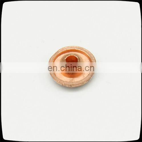 10mm red copper zinc alloy spray black oil rivets for garment ,shoes, bags