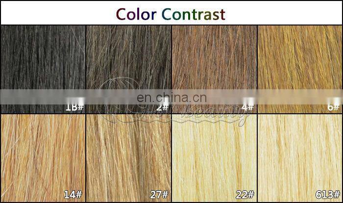 100% 16 inch Nail Tip Brazilian Human Hair Extensions