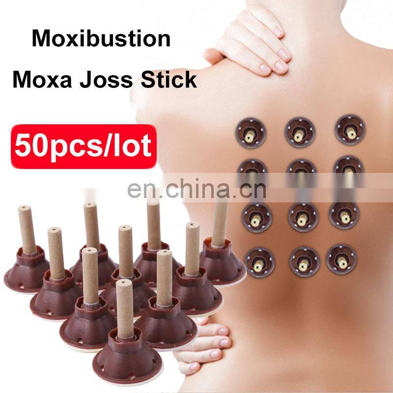 Mini moxa roll for moxibustion with less smokeless