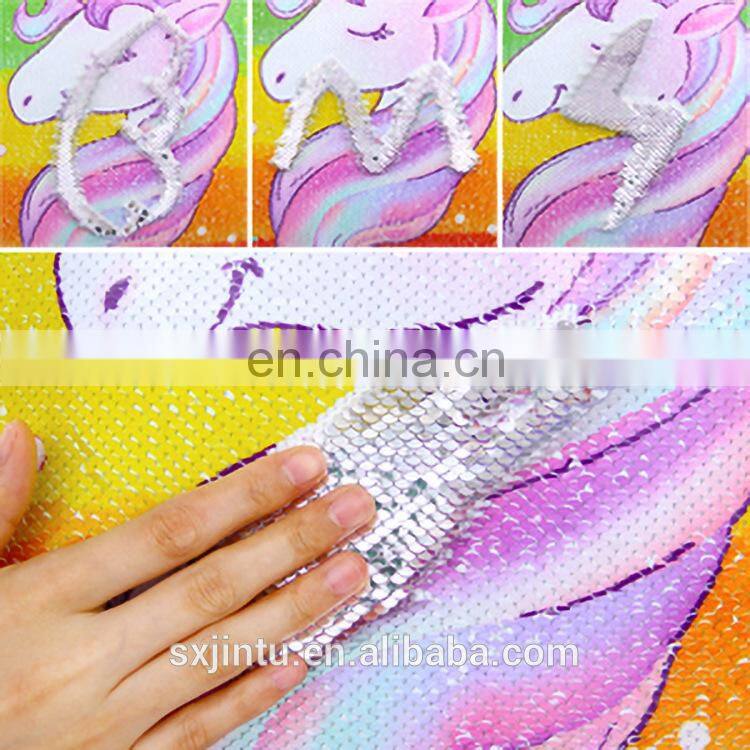 Custom Mermaid Sequin Pillow Case Magic Reversible Throw Cushion Case