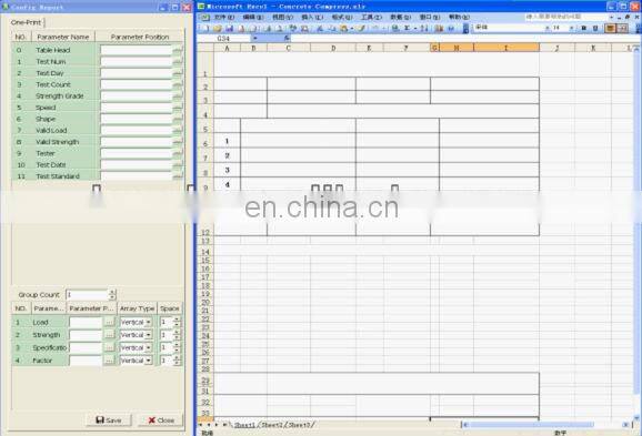 200 ton compression testing machine concrete strength tester
