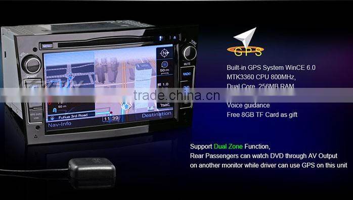 Erisin ES7681P 7'' MTK Ople Zafira Car GPS DVD Player with 3G Bluetooth