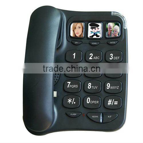 Big Keyboard Emergency Button Corded Telephone